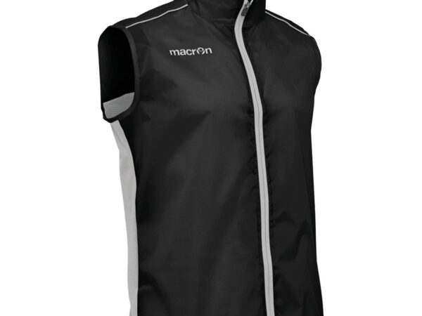 Veste coupe-vent sans manche Macron Fred pour une protection optimale lors de vos sessions de course