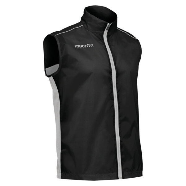 Veste coupe-vent sans manche Macron Fred pour une protection optimale lors de vos sessions de course