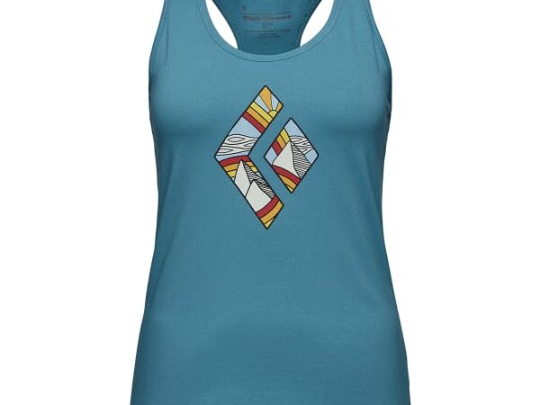 Débardeur BLACK DIAMOND W Rainbow Diamond Tank - Bleu / Multicolore - taille L 2023