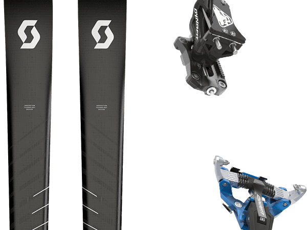 Pack ski de randonnée Scott Proguide 96 24 + Fixations - Noir / Marron / Blanc - modèle 2024 - taille 167