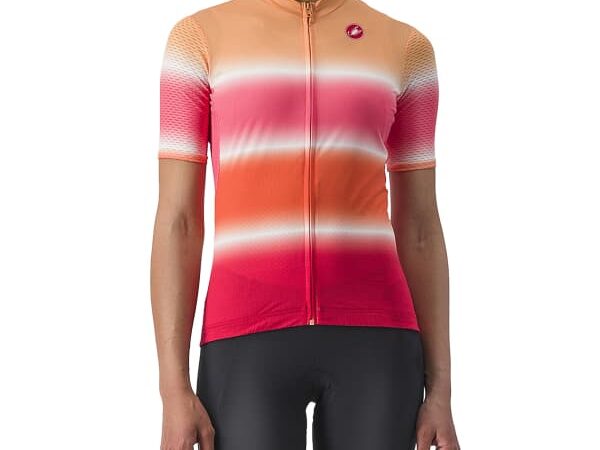 CASTELLI Maillot Dolce - Orange / Rose - taille L 2023