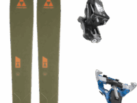 Pack ski de randonnée Fischer Transalp 98 Cti 25 + Fixations - Gris / Vert / Orange - modèle 2025 - taille 162