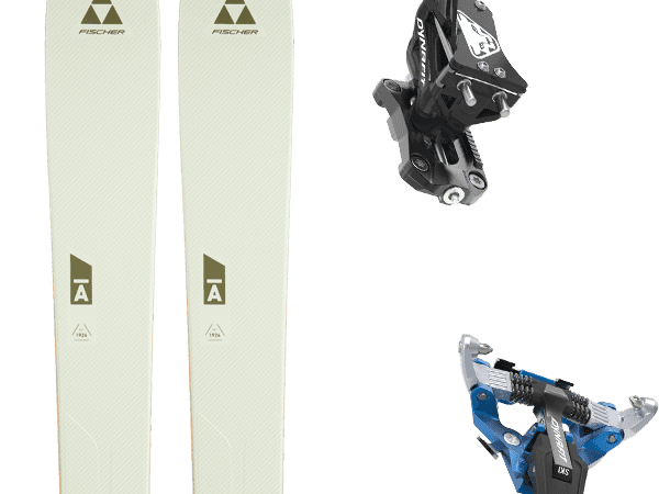 Pack ski de randonnée Fischer Transalp 105 Cti 25 + Fixations - Gris / Blanc - modèle 2025 - taille 164