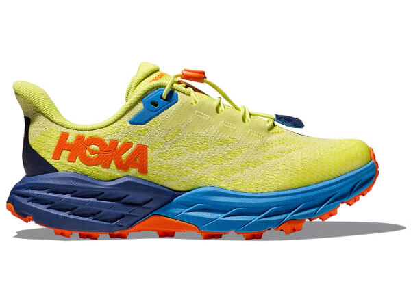 Chaussure de trail HOKA ONE ONE Speedgoat 5 Youth - Jaune / Bleu / Orange - taille 36 2/3 2024