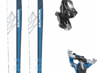 Pack ski de randonnée Salomon Qst Echo 106 Wht/race Blue/process Blue 25 + Fixations - Bleu / Blanc - modèle 2025 - taille 165