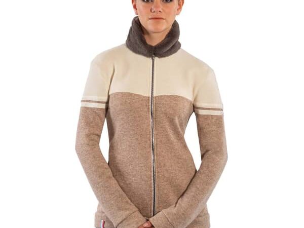 Veste ski Skidress Faustine beige/marron taille M 2024