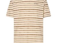 Tee-shirt OAKLEY Blurred Stripes - Beige / Marron / Gris - Taille S 2024