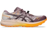 Chaussure de trail ASICS Fuji Lite 5 pour femme - Violet / Orange - taille 37