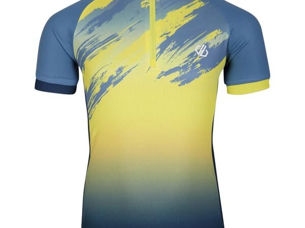 Maillot Dare 2B Speed Up II Jersey pour enfants - Bleu / Jaune - Taille 11/12 ans