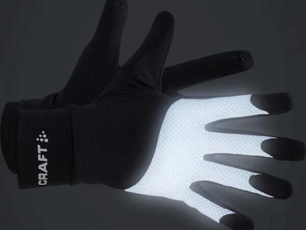 Gants Craft adv lu fleece pour une visibilité maximale lors de vos courses de trail