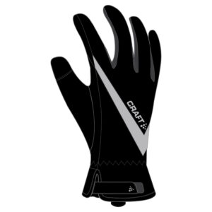 Gants Craft rain 2.0 - Gant de pluie imperméable noir