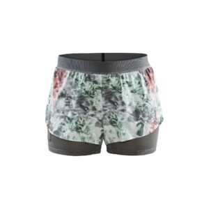 Short femme Craft Vent Racing 2en1 pour la course légère et confortable
