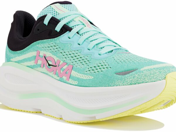 Hoka One One Bondi 9 Chaussures de sport femme - Chaussures de running confortables et ultra-amortissantes