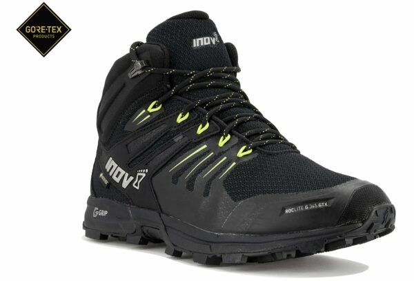 Chaussures de trail Inov-8 Roclite G 345 Gore-Tex V2 pour hommes en déstockage