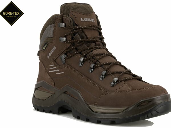 Lowa Renegade Evo Gore-Tex Mid Wide Chaussures homme adaptée à tous les terrains