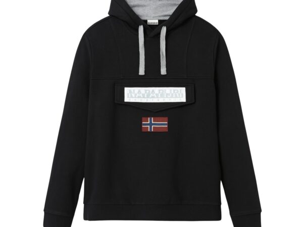 Sweatshirt Napapijri à capuche Burgee pour l'aventure en toute praticité