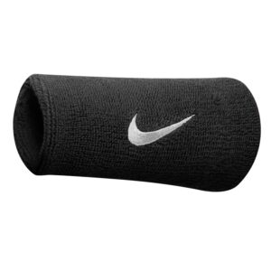 Poignets éponge Nike swoosh doublewide pour un confort optimal pendant l'effort