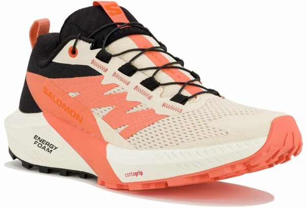 Salomon Sense Ride 5 Chaussures de sport femme idéales pour les trails dynamiques