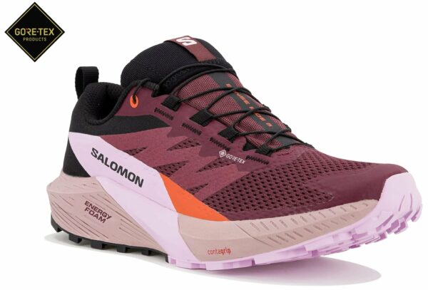Chaussures de trail Salomon Sense Ride 5 Gore-Tex pour femme
