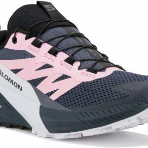 Salomon Sense Ride 5 W Chaussures de sport femme déstockage - Chaussures de trail femme avec amorti dynamique