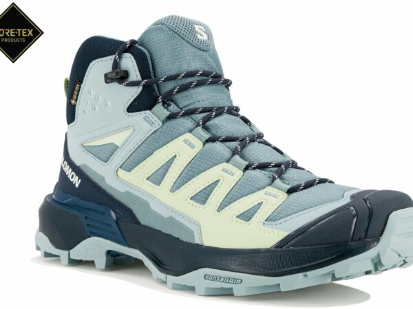Chaussures de sport Salomon X Ultra 360 Mid Gore-Tex W pour femme en déstockage