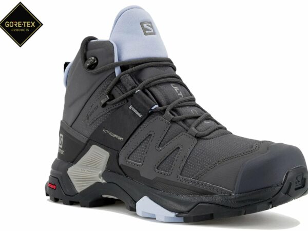 Chaussures de sport femme Salomon X Ultra 4 Mid Gore-Tex en déstockage
