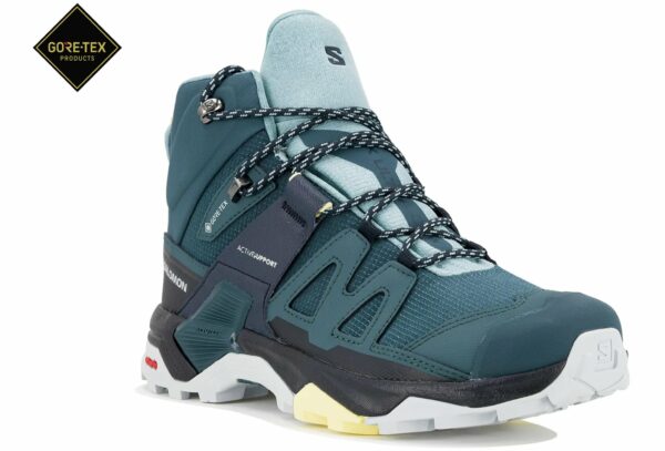 Chaussures de sport femme Salomon X Ultra 4 Mid Gore-Tex en déstockage