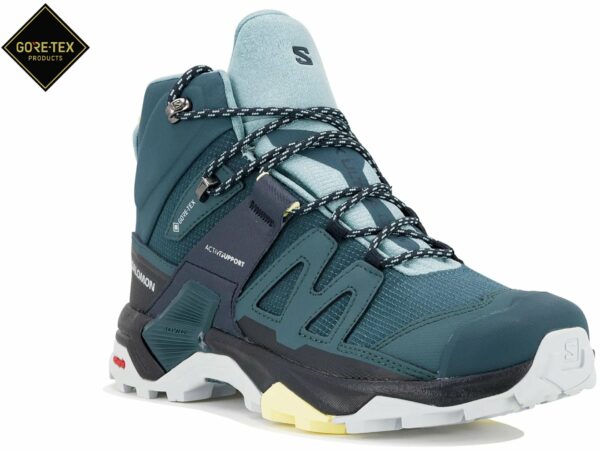 Chaussures de sport femme Salomon X Ultra 4 Mid Gore-Tex en déstockage