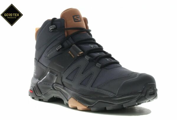 Chaussures de sport Salomon X Ultra 4 Mid Gore-Tex W pour femme en déstockage