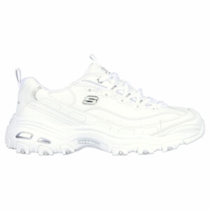 Baskets Skechers D Lites blanche - Chaussures de sport tendance pour femmes