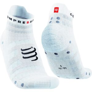 COMPRESSPORT Pro Racing Socks V4.0 Ultralight Run Low – Blanc – taille 42/44 2025