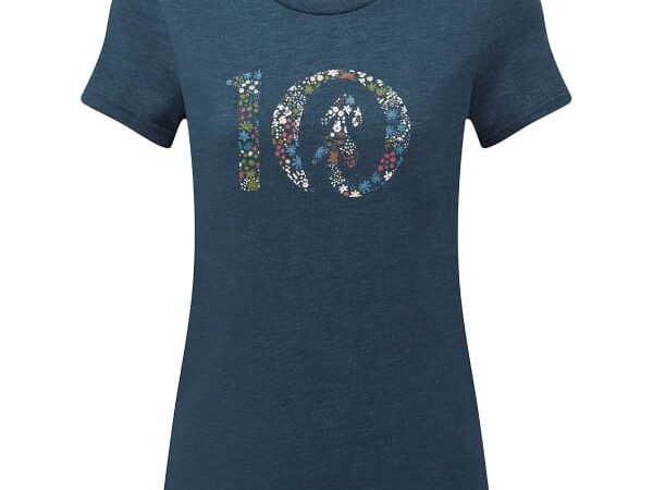 TENTREE W Wildfields Ten T-shirt - Bleu - taille XS 2023