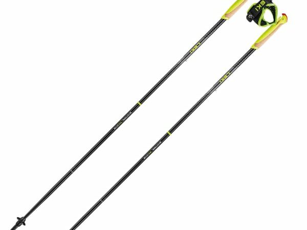 LEKI Evotrail Fx One Ta Noir / Jaune 110 2025 - Bâtons de trail running résistants et stables