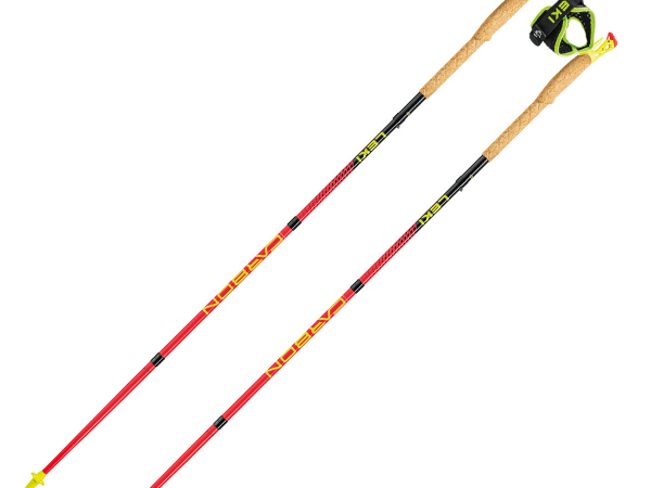 Bâton de trail LEKI Ultratrail Fx One Rouge / Jaune / Marron 110 2025