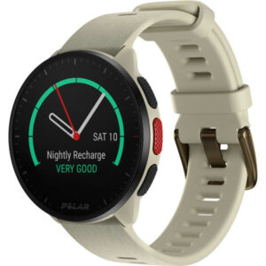 Montre GPS de course à pied POLAR Pacer Beige 2023