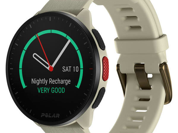 Montre GPS de course à pied POLAR Pacer Beige 2023