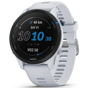 Montre GPS GARMIN Forerunner 255 Music Blanc Unique 2025