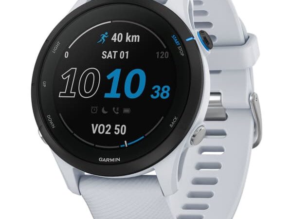 Montre GPS GARMIN Forerunner 255 Music Blanc Unique 2025