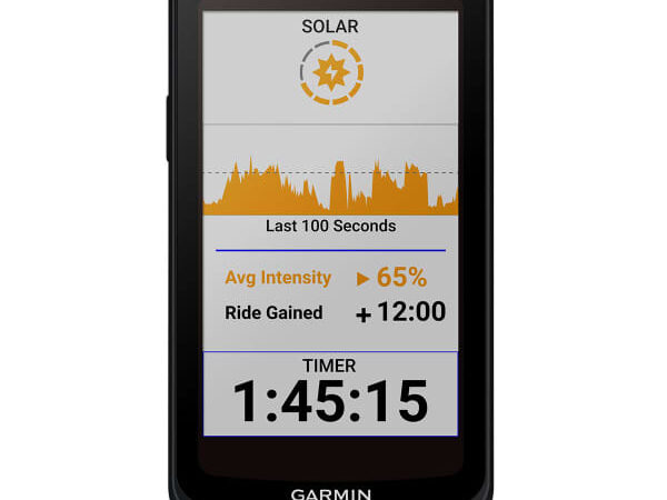 Garmin Edge 1040 Solar Noir Unique 2024 - Compteur GPS et ordinateur de bord multifonctions