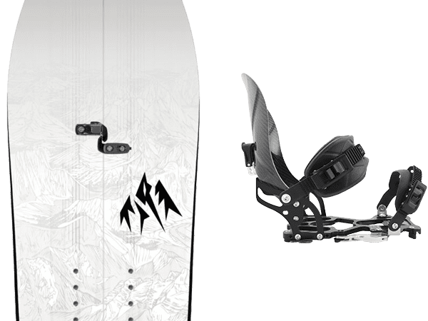 Pack splitboard Jones Solution Split 25 + Fixations - Blanc - modèle 2025 - taille 158