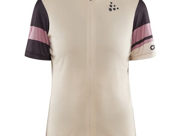 Maillot Craft Core Endur Logo Jersey W pour femme - Beige / Marron / Rose - taille XS 2025