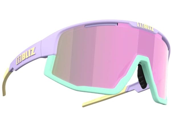 Lunettes de sport BLIZ Fusion Jaune / Rose / Vert 2025 pour femme