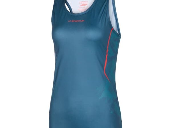 La Sportiva Pacer Tank W - Débardeur de running pour femme, Bleu - taille L 2023