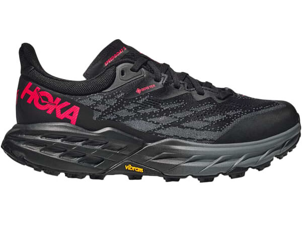Chaussure de trail HOKA ONE ONE Speedgoat 5 Gore-tex W - Rose / Gris / Noir - taille 36 2/3 2024