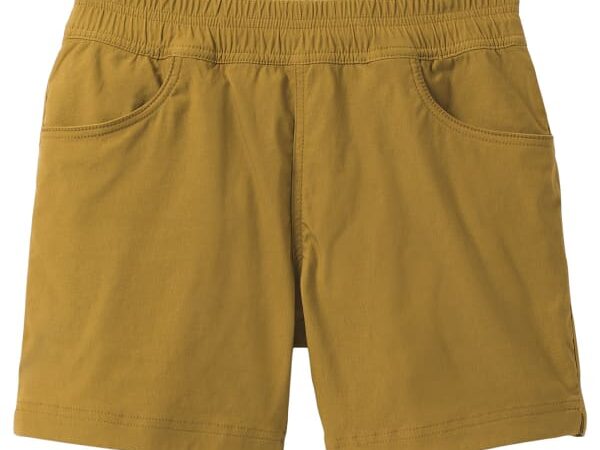 Short de randonnée femme PRANA Halle E-waist II W - Jaune - taille S 2023