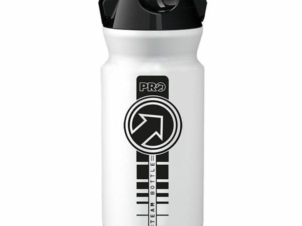 Bidon de vélo PRO Team 600 Ml Blanc / Noir Unique 2025