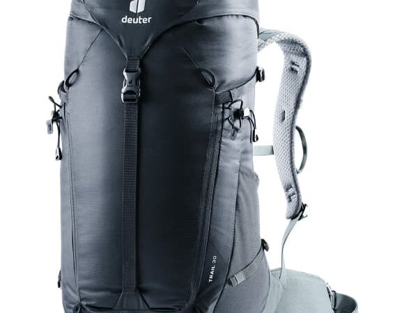 Sac à dos DEUTER Trail 30 Noir / Gris 2024 pour vos randonnées et via ferrata