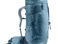Sac à dos DEUTER Aircontact Lite 40+10 Bleu 2025 pour randonnée et trekking