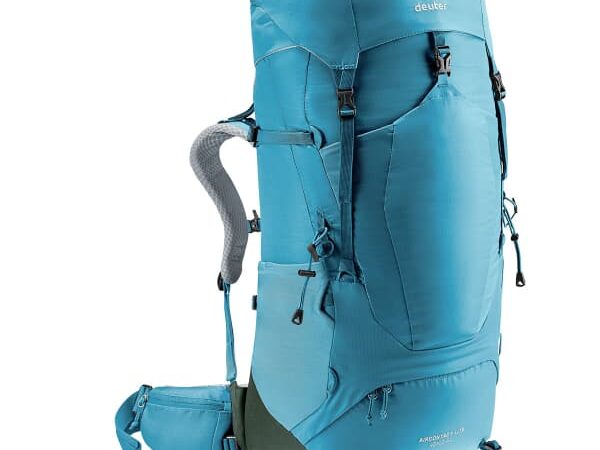 DEUTER Aircontact Lite 45+10 Sl Bleu / Vert 2025 Sac à dos de randonnée femme