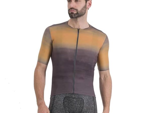 Maillot cycliste SPORTFUL Sky Rider Supergiara Jersey - Noir / Marron - taille M 2023